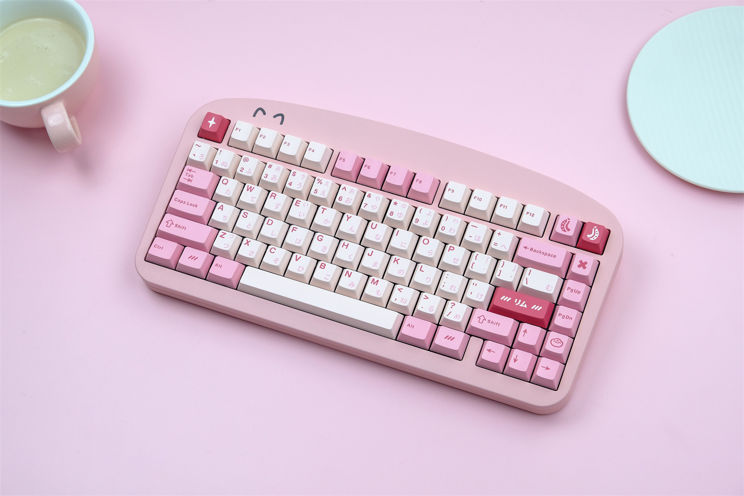 Rim 104+52 GMK ABS Doubleshot Full Keycaps Set for Cherry MX Mechanical Gaming Keyboard